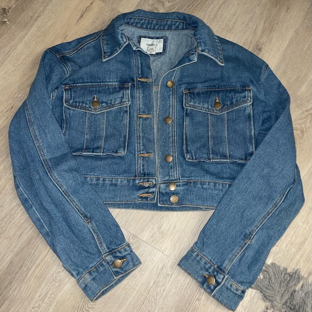 forever 21 jean jacket
